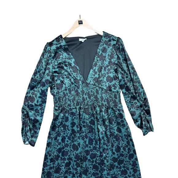 NSR Green Floral Dress Size XL - Picture 3 of 4